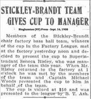 Stickley Brandt (Baseball Team)